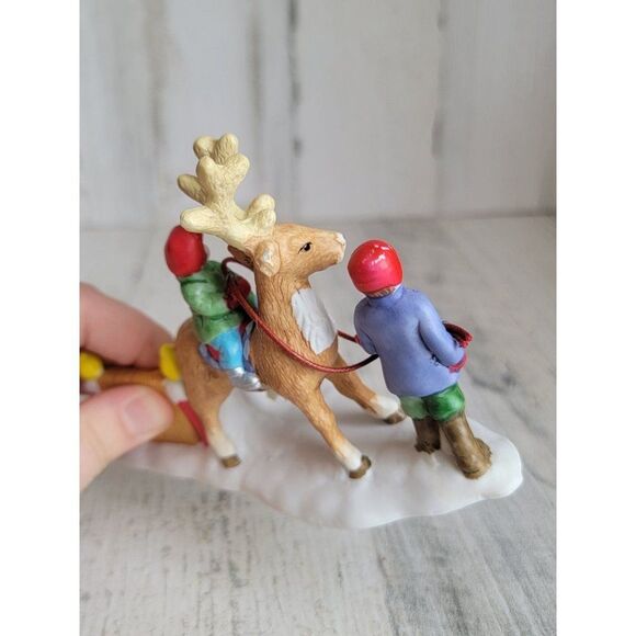 Village reindeer rides AS IS kids dancer Prancer accessory Xmas - Picture 6 of 7